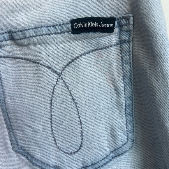 Calvin Klein Women's Straight Leg Jeans - Light‎ Blue - Picture 6 of 9